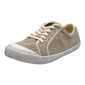 Tommy Bahama Ettana Canvas Mesh Cream Lace-Up Sneakers Size 8